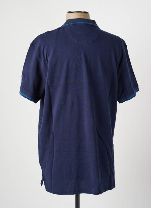 Polo elasticitate mâneci scurte albastru DAYTONA homme