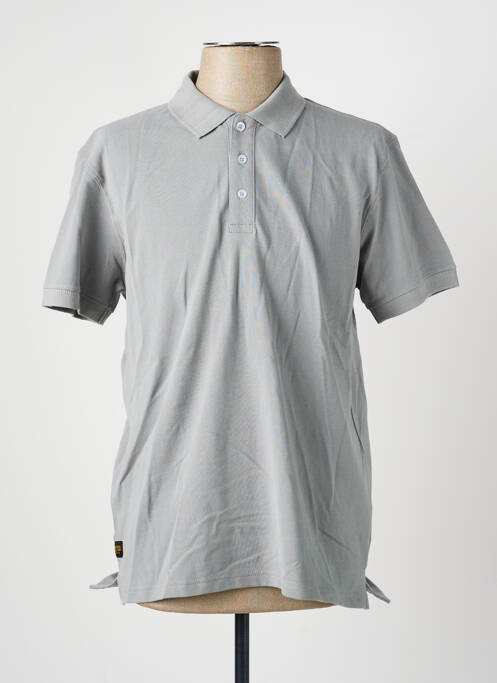 Polo elasticitate mâneci scurte gri DAYTONA homme