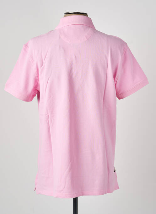 Polo elasticitate mâneci scurte roz DAYTONA homme