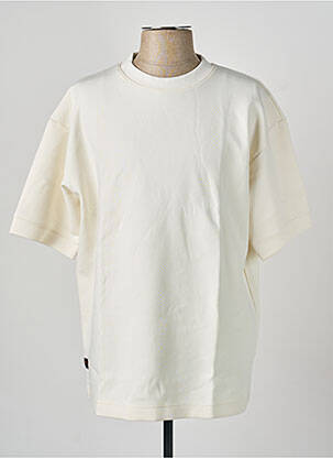 Tricou elasticitate mâneci scurte alb DAYTONA homme