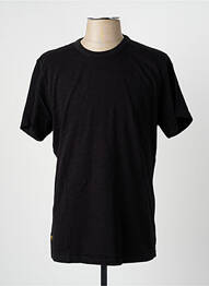 Tricou croială dreaptă mâneci scurte negru DAYTONA homme