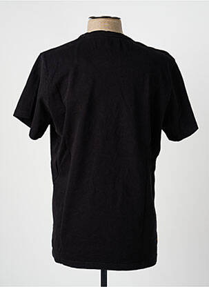 Tricou croială dreaptă mâneci scurte negru DAYTONA bărbat
