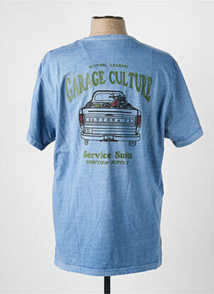 Tricou elasticitate mâneci scurte albastru DAYTONA bărbat