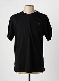Tricou croială cambrată mâneci scurte negru DAYTONA homme