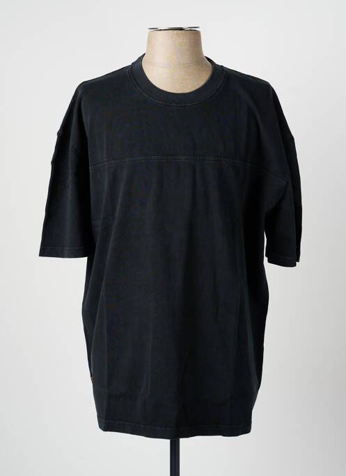 Tricou elasticitate mâneci scurte negru DAYTONA homme