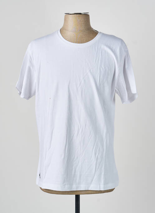 Tricou croială cambrată mâneci scurte alb DAYTONA homme