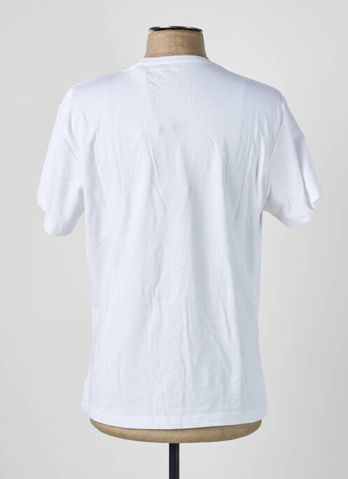 Tricou croială cambrată mâneci scurte alb DAYTONA homme