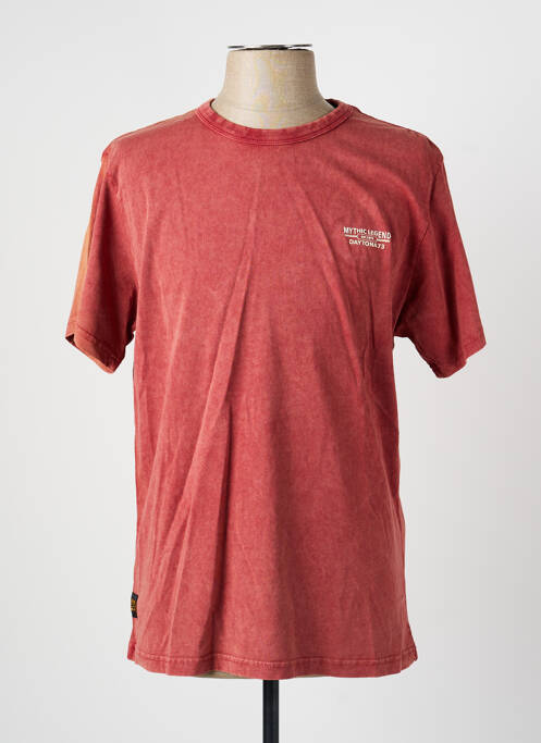 Tricou elasticitate mâneci scurte roșu DAYTONA homme