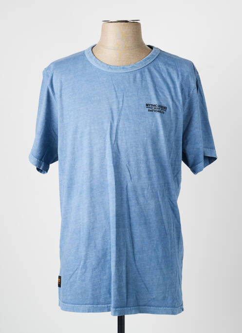 Tricou elasticitate mâneci scurte albastru DAYTONA homme