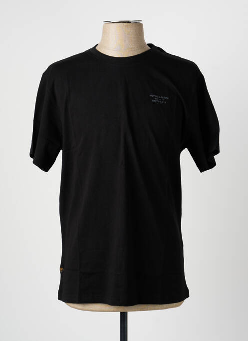 Tricou croială cambrată mâneci scurte negru DAYTONA homme