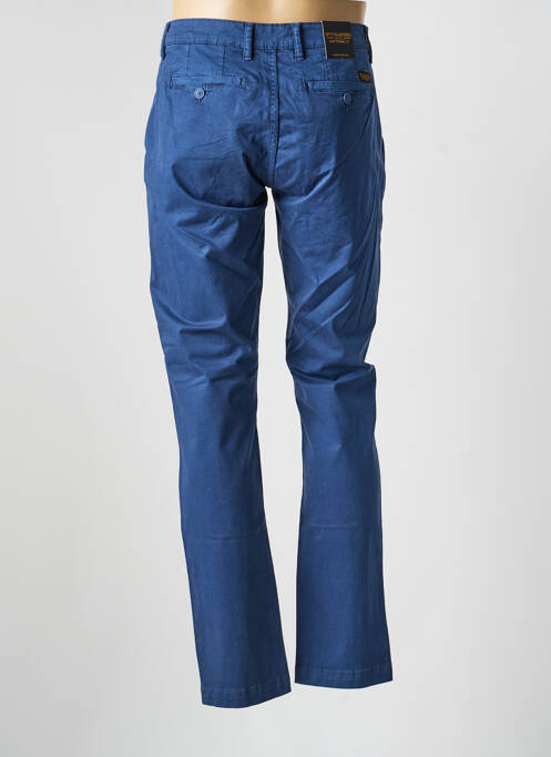 Pantalon drept țesătură poplin mărime normală albastru DAYTONA homme