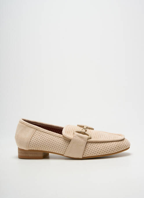 Mocasini vârf rotund toc plat până la 3 cm bej VANESSA WU femme