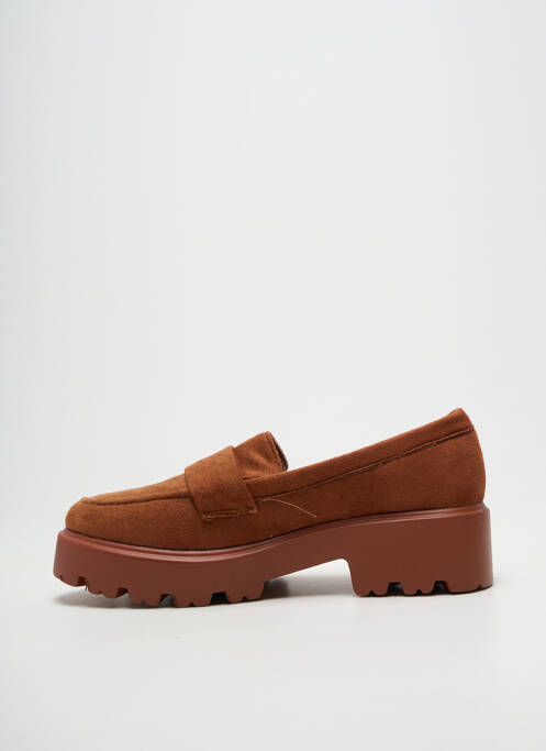 Mocasini vârf rotund toc de 4 la 6 cm maro SERGIO TODZI femme