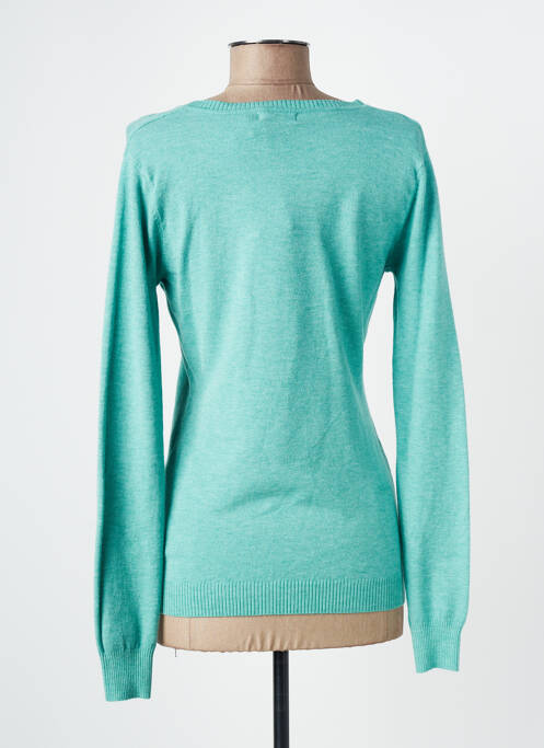 Pulover guler în v mâneci lungi verde QUATTRO femme
