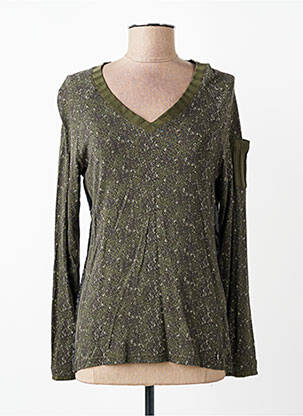 Tricou mâneci lungi mâneci lungi verde VOODOO femeie