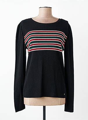 Pulover elasticitate mâneci lungi negru VOODOO femeie