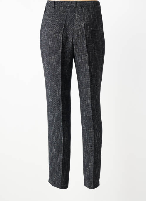 Pantalon slim închidere cu fermoar sub clapetă cu nasturi talie înaltă negru JUMFIL femme