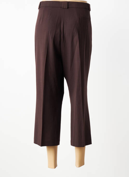 Pantalon trei sferturi croială dreaptă mărime normală maro BRUNO SAINT HILAIRE femme
