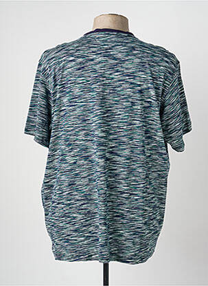 Tricou croială dreaptă mâneci scurte albastru COFOX bărbat