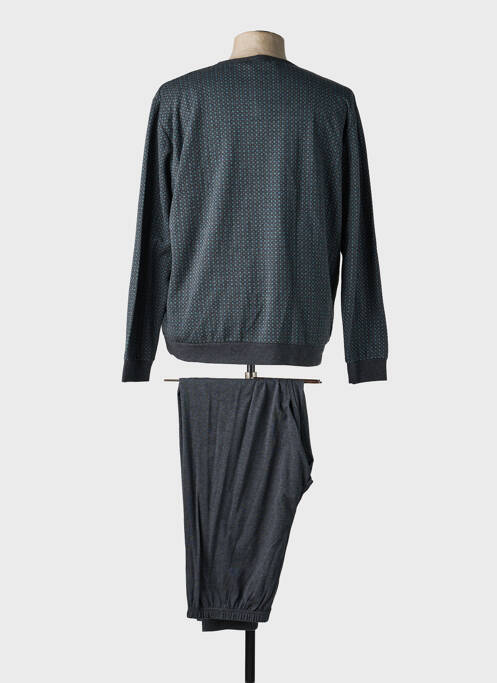 Pijama guler rotund gri MASSANA homme