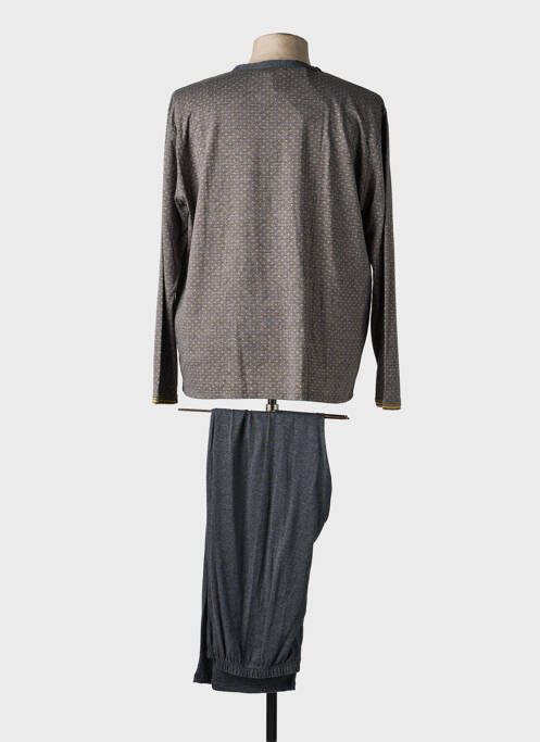 Pijama guler rotund gri MASSANA homme