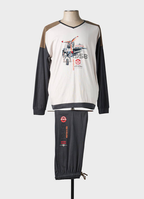 Pijama decolteu în v verde MASSANA homme
