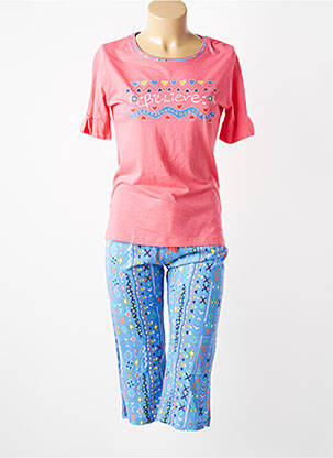 Pijama mâneci scurte portocaliu MASSANA femme