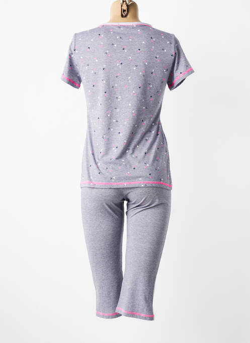 Pijama mâneci scurte albastru MASSANA femme