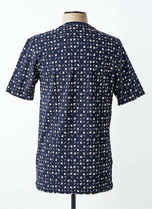 Tricou croială cambrată mâneci scurte albastru CAP 10 TEN bărbat