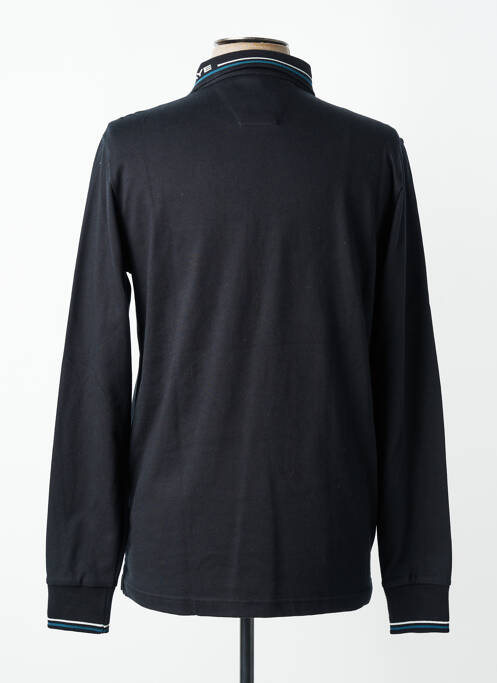 Polo mâneci lungi mâneci lungi negru DELAHAYE homme