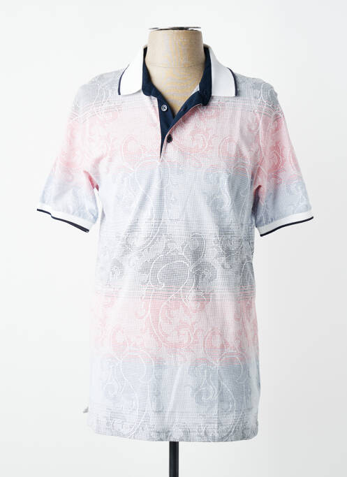 Polo țesătură jersey mâneci scurte roz LOUIS VICTOR homme