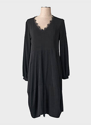 Rochie midi mâneci lungi mâneci lungi negru ALAIN MURATI femme