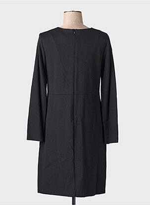 Rochie scurtă închidere cu fermoar la spate mâneci lungi negru ORTO BOTANICO femeie