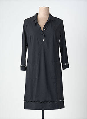 Rochie scurtă mâneci lungi mâneci lungi negru MC PLANET femeie