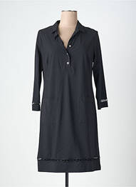Rochie scurtă mâneci lungi mâneci lungi negru MC PLANET femme