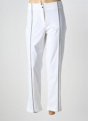 Pantalon 7/8 talie elastică mărime normală bej 3322 femeie