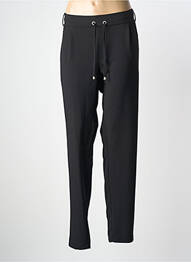 Pantalon slim talie elastică mărime normală negru IMITZ femme