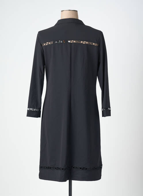 Rochie scurtă mâneci lungi mâneci lungi negru MC PLANET femme