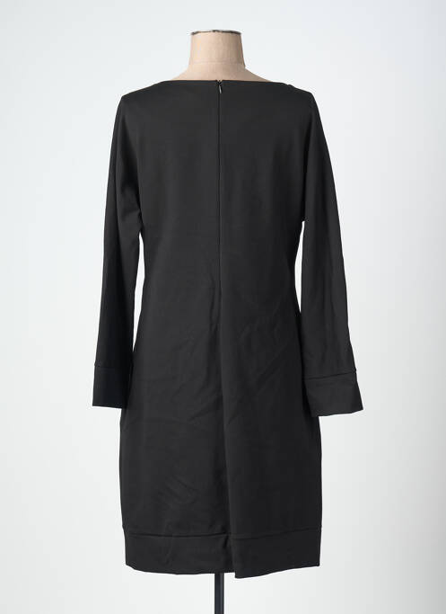 Rochie midi mâneci lungi mâneci lungi negru ORTO BOTANICO femme