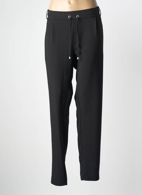 Pantalon slim talie elastică mărime normală negru IMITZ femme