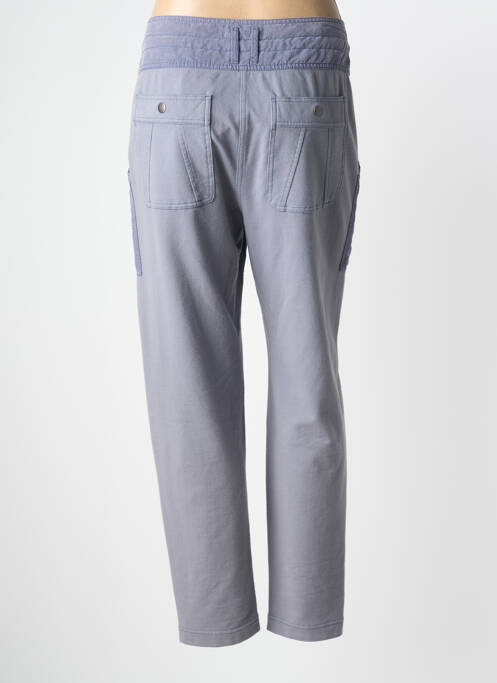 Pantalon slim țesătură poplin mărime normală albastru SANDWICH femme