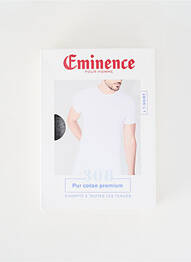 Tricou croială cambrată mâneci scurte gri EMINENCE homme
