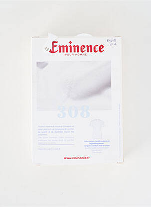 Tricou croială cambrată mâneci scurte gri EMINENCE bărbat