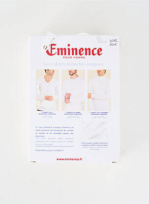 Tricou croială cambrată mâneci lungi negru EMINENCE bărbat