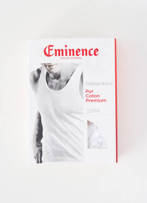 Maiou croială cambrată alb EMINENCE homme