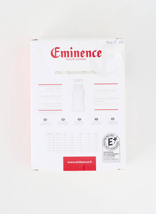 Maiou croială cambrată albastru EMINENCE homme