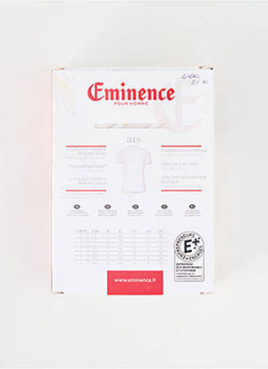 Tricou croială cambrată mâneci scurte gri EMINENCE bărbat