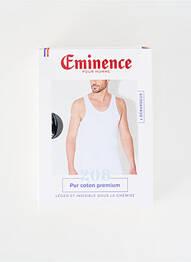 Maiou croială dreaptă fără mâneci negru EMINENCE homme