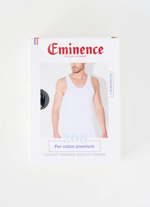 Maiou croială dreaptă fără mâneci negru EMINENCE homme