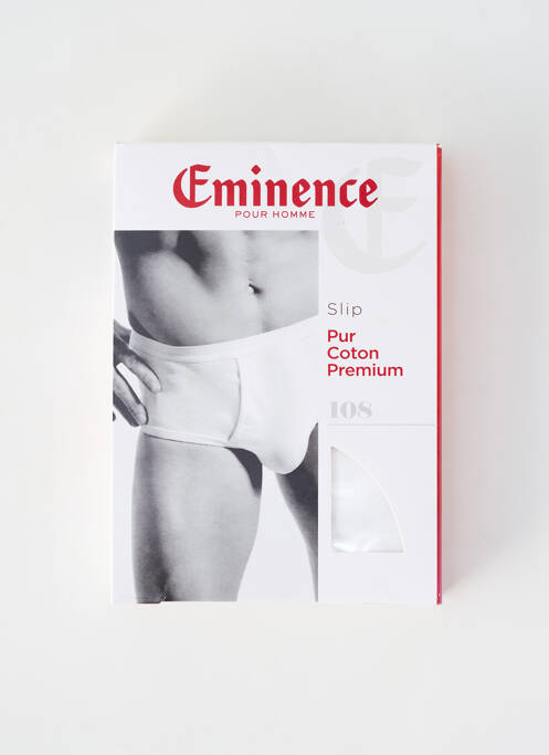 Chilot țesătură jersey alb EMINENCE homme